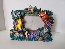 Vintage Disney The Lion King Hyena Rafiki Timon Pumbaa Picture Frame