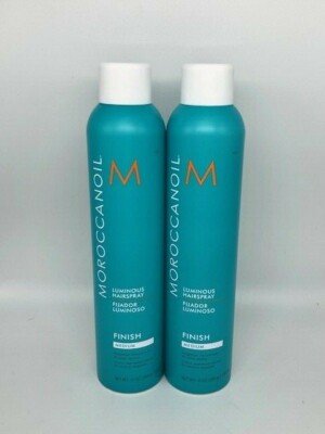 (2x)Same Day Ship Moroccanoil Luminous Hairspray 10oz Medium Hair Spray (2 pack)