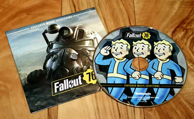 Fallout 76 Featured Music Selections Soundtrack CD Promo Rare PS4
