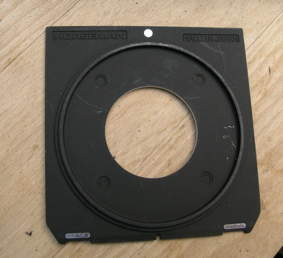 pattern  wista linhof  fit  Lens board copal 1 centre hole Horseman badge - Image 2 of 3