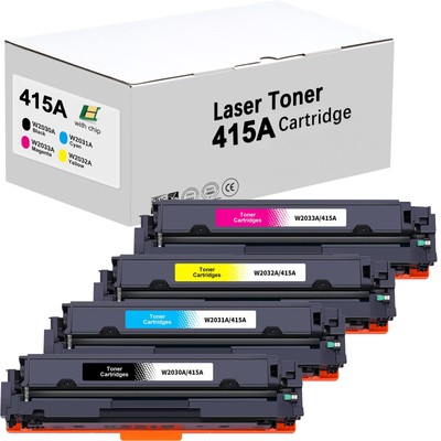 Toner Mit Chip für HP 415A 415X für Color Laserjet Pro MFP M479fdw M479dw M454dw