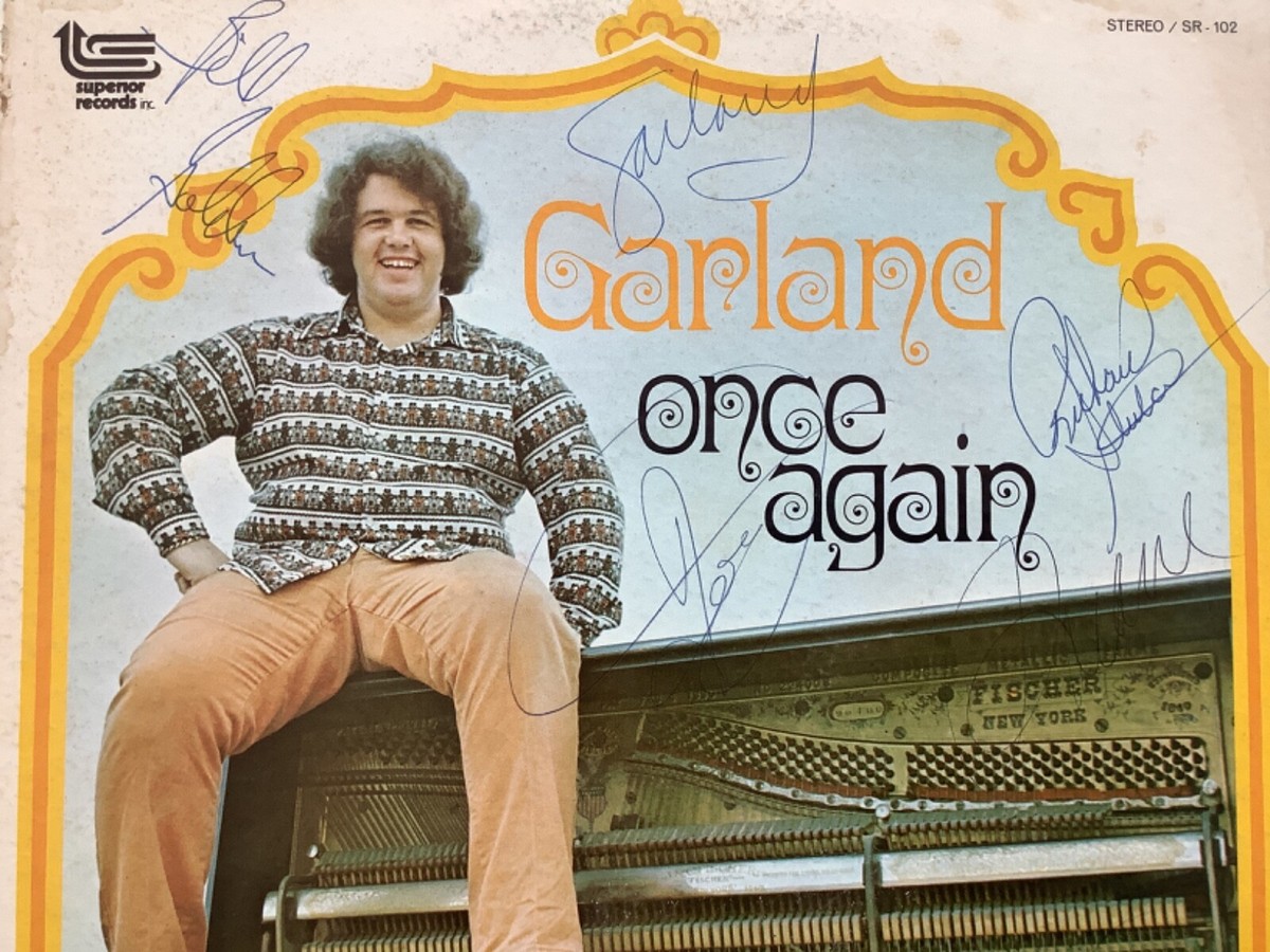 GARLAND CRAFT: Garland Once Again M- LP auto by 5 Oak Ridge Boys+