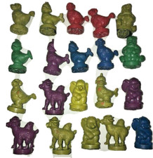 Vintage Stamps CAEDMON 1985 lot of 20 Rare ink Stamps Chicken Dog Camel Sheep