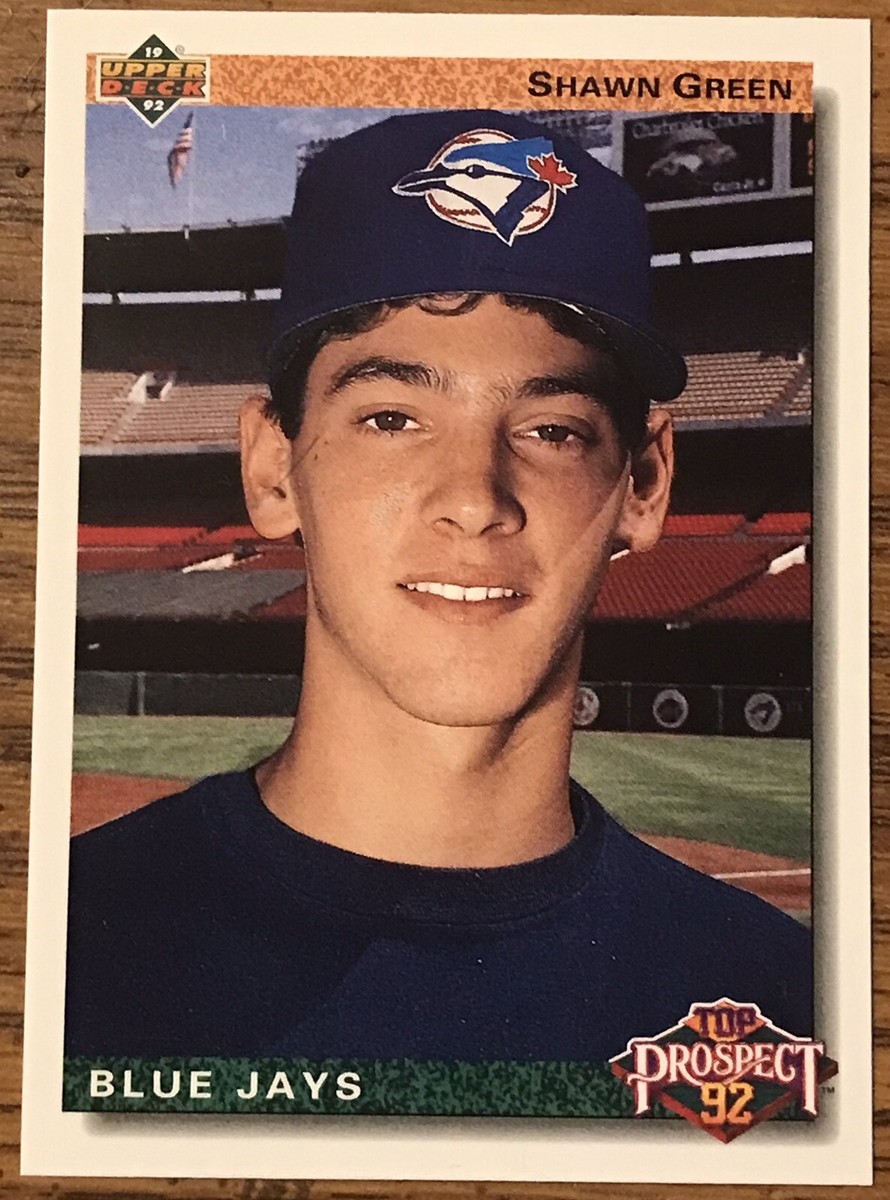Shawn Green 1992 Upper Deck Rookie Card #55 Toronto Blue Jays MLB