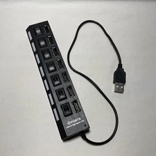 Ports USB 2.0 Hub High Speed 7 Ports
