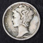 1928-D Mercury Silver Dime 10C - COINGIANTS -