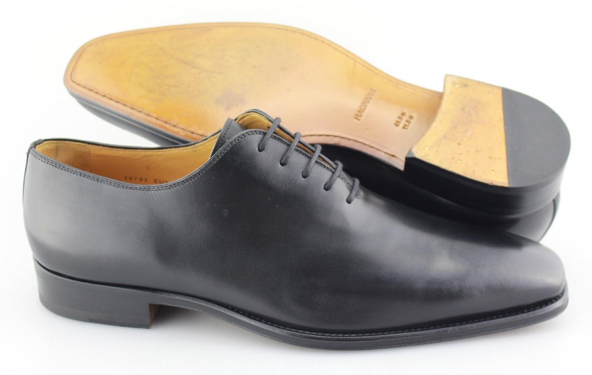 Magnanni Men\'s Black Leather Wholecut Lace-Up Dress Shoe MAGNANNI BLACK LEATHER LACE UP OXFORD DRESS SHOE | eBay main image 2