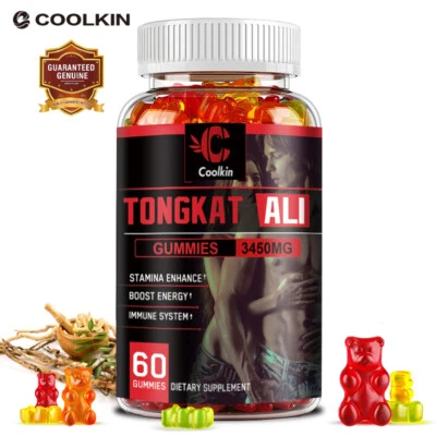 Tongka 3450mg – Maca, Tribulus,Gnseng,Sägepalme – Testosteron-Booster Für Männer