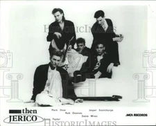 Press Photo Members of Then Jerico, English rock band. - sap17184