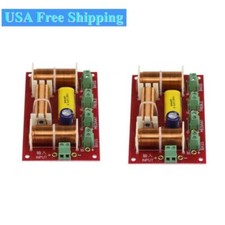 2pcs 4-Way 3 Way Divider 200W Treble + Midrange + Dual Bass Speaker Crossover