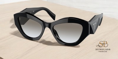PRADA PR 07YS 1AB0A7 Black Grey Gradient 53 mm Women's Sunglasses