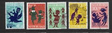 Netherlands 1963 - Child Welfare Stamps - Kinderzegels - Nursery Rhymes -Used