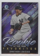 2019 Bowman Mega Box Purple Mojo Refractor /250 Jonathan Loaisiga #ROYF-19 g6p