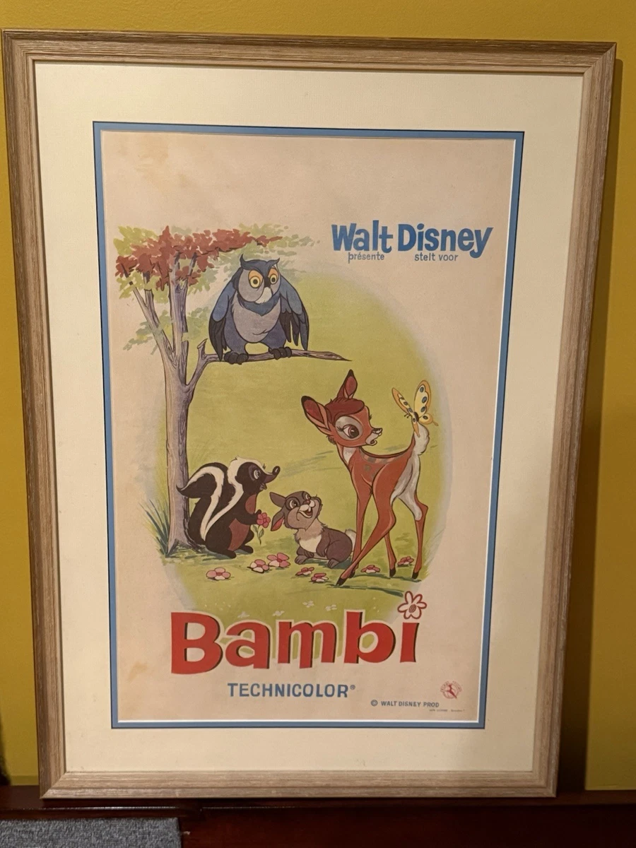 Bambi Disney Posters, Prints & Lithos (1968-Now) for sale | eBay