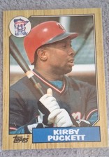 1987 Topps - Kirby Puckett #450 Tiffany