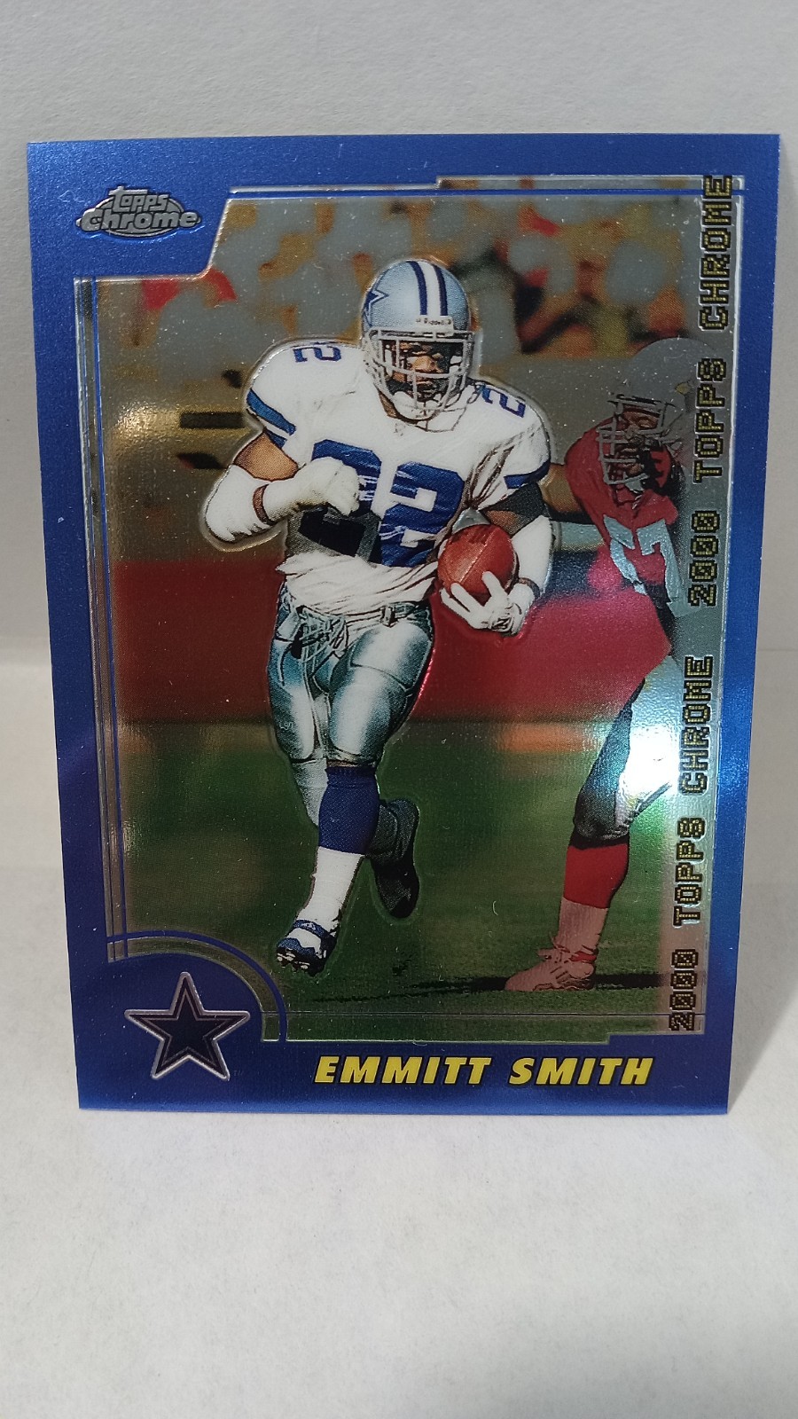 Emmitt Smith #34 Football Cards 2000 Topps Chrome trading card — raw and PSA graded price guide