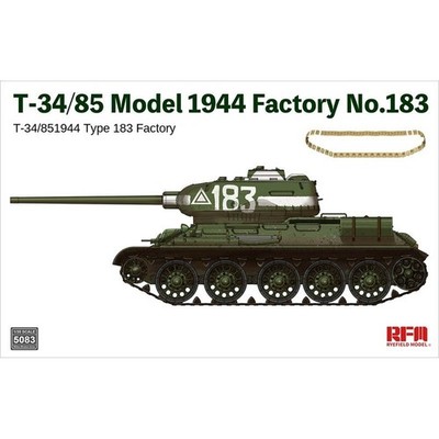 RYEFIELD RM5083 1/35 T-34/85 Model 1944 Factory No.183 Model Kit
