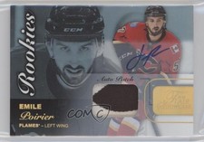 2015 Fleer Showcase Flair Premium Materials 47/65 Emile Poirier Patch Auto b8j
