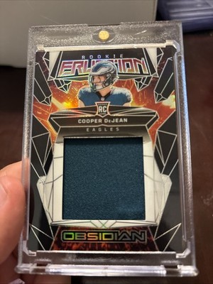 2024 Panini Obsidian Cooper DeJean Rookie Eruption Patch Eagles RC