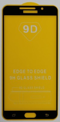 Samsung Galaxy A9 Pro 2016 Schwarz 5D FullCover Panzerfolie Displayschutzglas 9H
