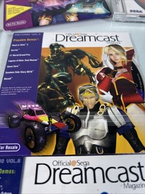 Lot of 7 Official SEGA Dreamcast Magazine Demo Discs Y2K 2000 1999 Sonic