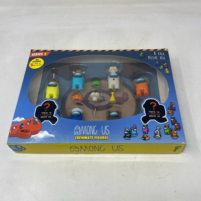 Among Us by PMI Crewmate Figures 8-Pack S2, 4cm, Multicolor
