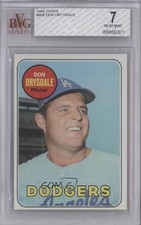 1969 Topps Don Drysdale #400 BVG 7 HOF 0q3