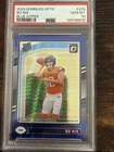 2024 Panini Donruss Optic - Rated Rookie Bo Nix #209 Blue Hyper Prizm (RC) PSA10