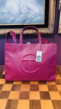 Telfar Large Shopping Bag Red OxBlood Purse Tote W/Tags