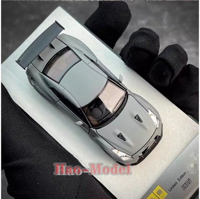 PGM 1:64 Rocket Rabbit Wide Body R35 All Open Alloy Car Model Diecast Gifts Gray