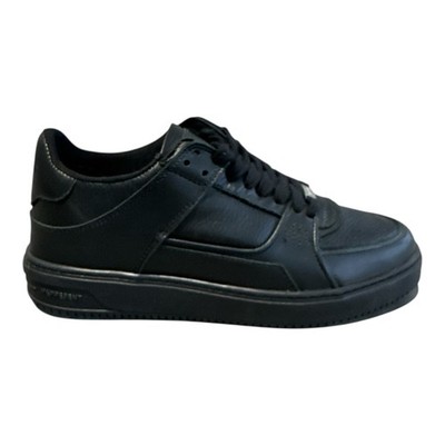 REPRESENT Apex Trainers 10 UK Logo-embossed leather low-top sneaker black NEU