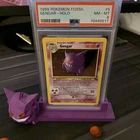1999 Pokemon Fossil #5 Gengar  Holo  #5/62 PSA 8 NM - MT!