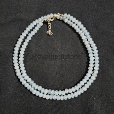 Natural Jade 4mm Faceted Rondelle Beads, Genuine Jade Gemstone Beads, Green Jade