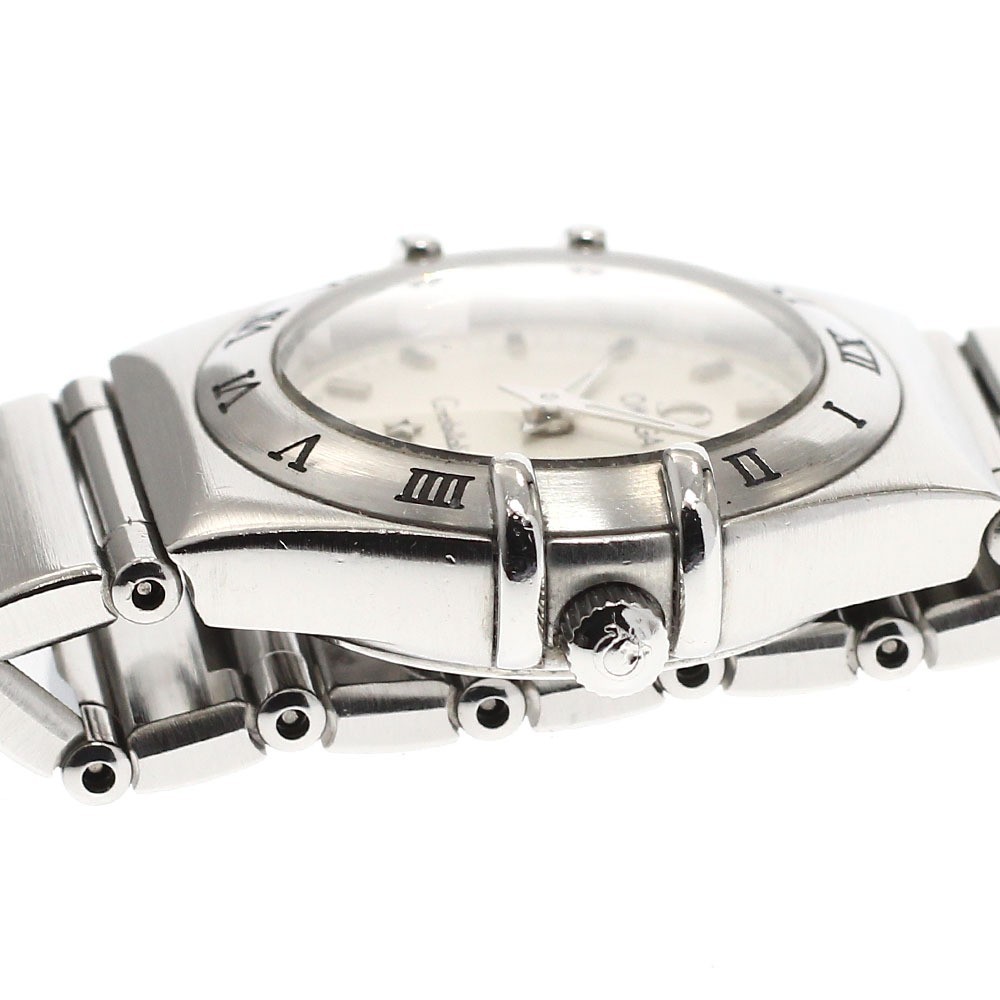 Auth OMEGA Constellation Mini 1562.30 Silver Dial Quartz Ladies Watch Fast Ship image 3