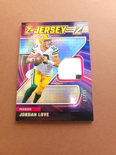 2024 Panini Zenith Z Jersey Jordan Love #ZJ37 Prime /49 Two Color Patch - Picture 2 of 4