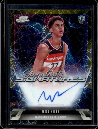 2025 Topps Cosmic Chrome Will Riley Base (RAW)