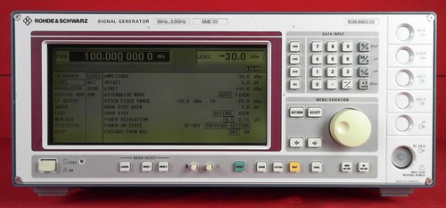 Rohde & Schwarz SME03-B19 5kHz to 3GHz Synthesized Signal Generator 825781/014