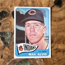 Topps 1965 Max Alvis #185 Cleveland Indians MLB Baseball Trading Card