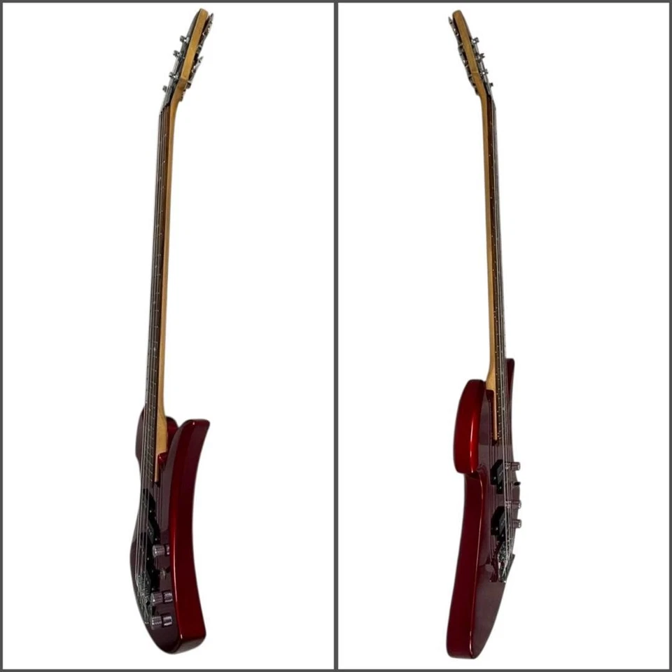 B.C.Rich Mockingbird Metallic Red Electric Bass Guitar Used From Japan - Image 4 of 4