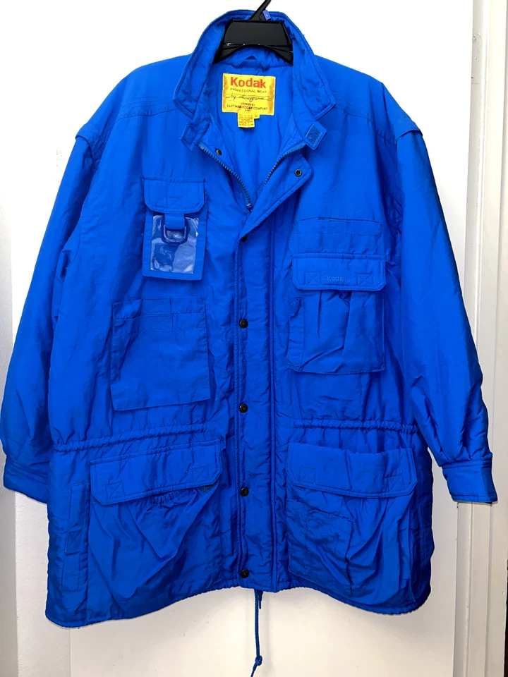 Chaqueta de Fotografía Profesional Kodak Vintage RARA de Attaccapanni Talla XL 1990 Foto 3 de 4