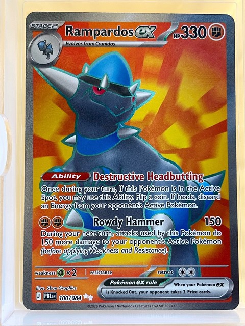 Rampardos ex (Pitch Black)