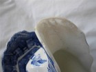 Allertons England Willow Gravy Boat Underplate 1903-1912 Blue Willow Relish Tray — photo 8