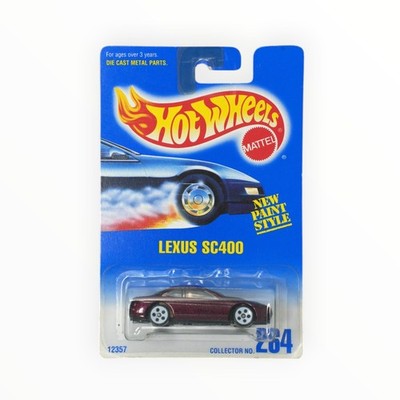 Hot Wheels Lexus SC400 #264 - Red - 1996 Mainline E | eBay