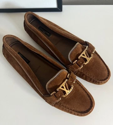 Loafer Mokassin flache Schuhe  Louis Vuitton gr 38,5 wie neu und original - Bild 1 von 4