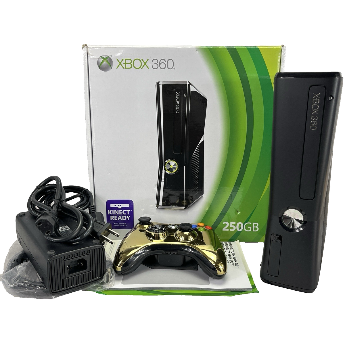Xbox Old Model Microsoft XBOX 360 S Model 1439 250GB W/ Gold
