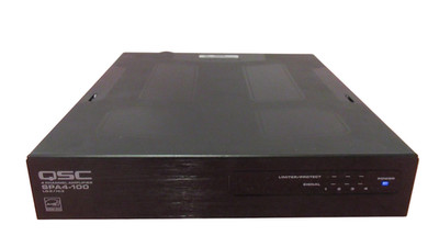 QSC SPA4-100 Vierkanal 400 W Low-Z / High-Z Verstärker für die Q-SYS Plattform