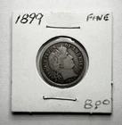 1899-P Barber Dime 10C SILVER - Fine (F)