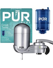 PUR PLUS Faucet Filtration System - Chrome FM-3700B Filter Free shipping
