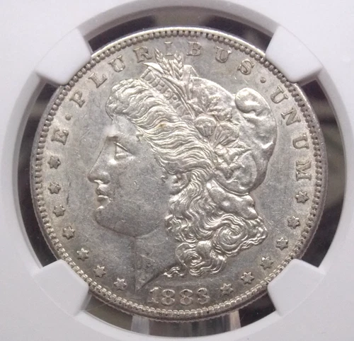 1883 "S" Morgan SILVER Dollar $1 NGC AU53 #020 About Uncirculated ECC&C, Inc.