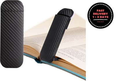 Luz de lectura recargable con clip, cuida tus ojos con 3 temperaturas
